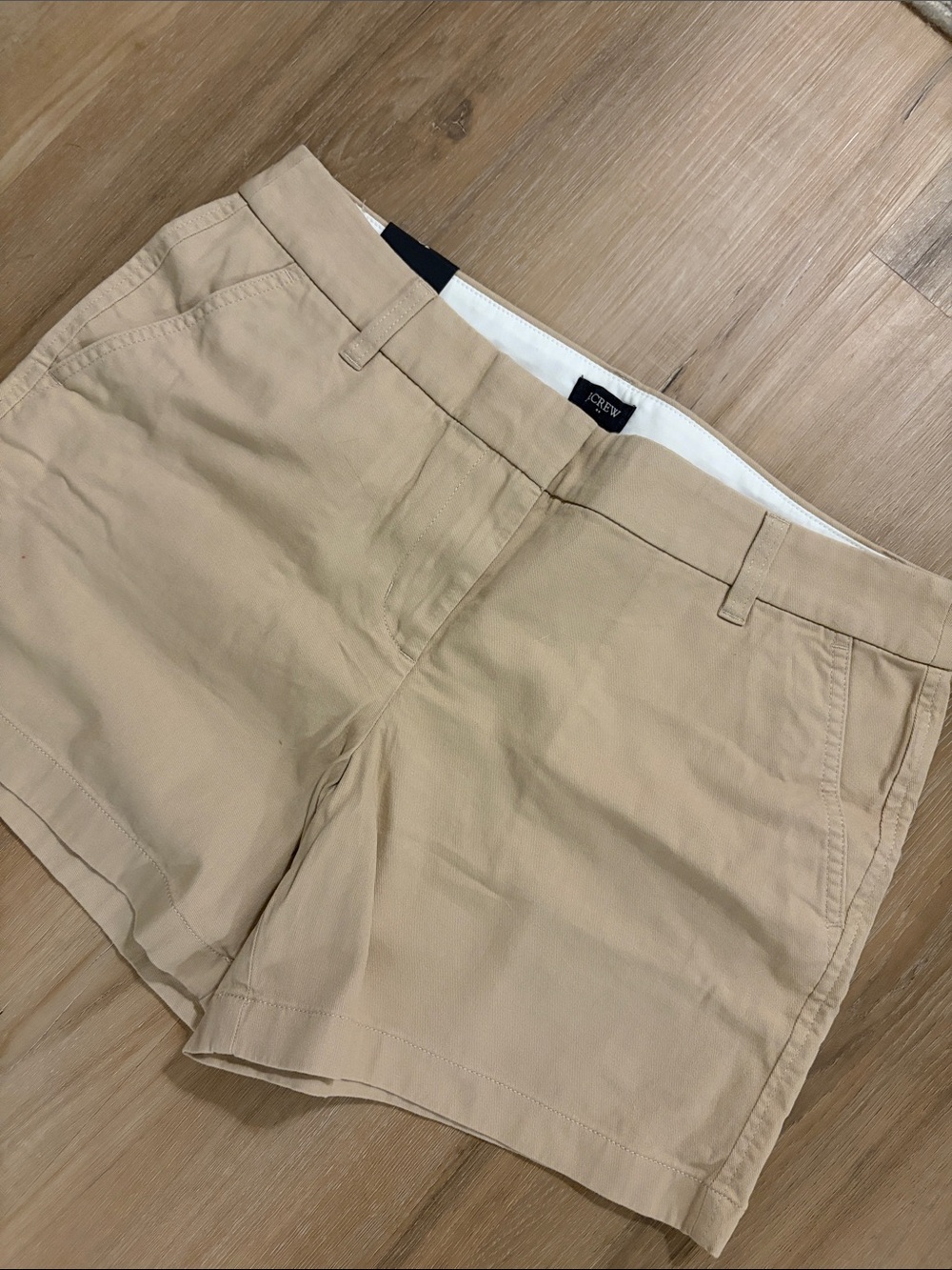 J. Crew Women's Chino Shorts in Light Beige